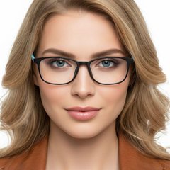 BS0406-0350_Blue_Rectangular_TR90_Kids_Glasses_model