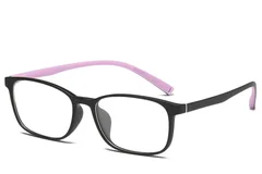 Gafas rectangulares TR90 moradas para niños #BS0406-0351