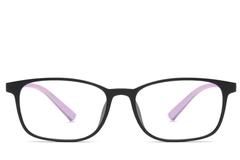 BS0406-0351_Purple_Rectangular_TR90_Kids_Glasses_front