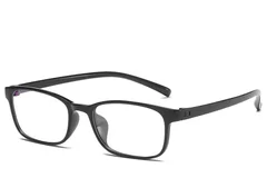 Rechteckige schwarze TR90-Kinderbrille #BS0406-0352