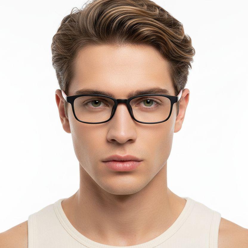 Rectangular Pink TR90 Kids Glasses #BS0406-0353