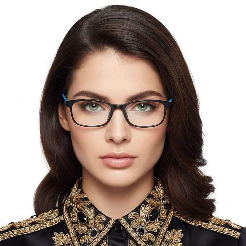 Rectangular Blue TR90 Kids Glasses #BS0406-0354