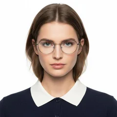 BS0406-0358_Silver_Oval_Titanium_Glasses_model