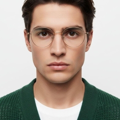 Oval Pink Titanium Glasses #BS0406-0359