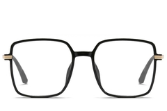 BS0406-0362_Black_Rectangular_TR90_Glasses_front