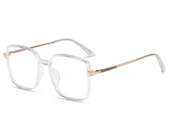 Gafas rectangulares transparentes TR90 #BS0406-0363