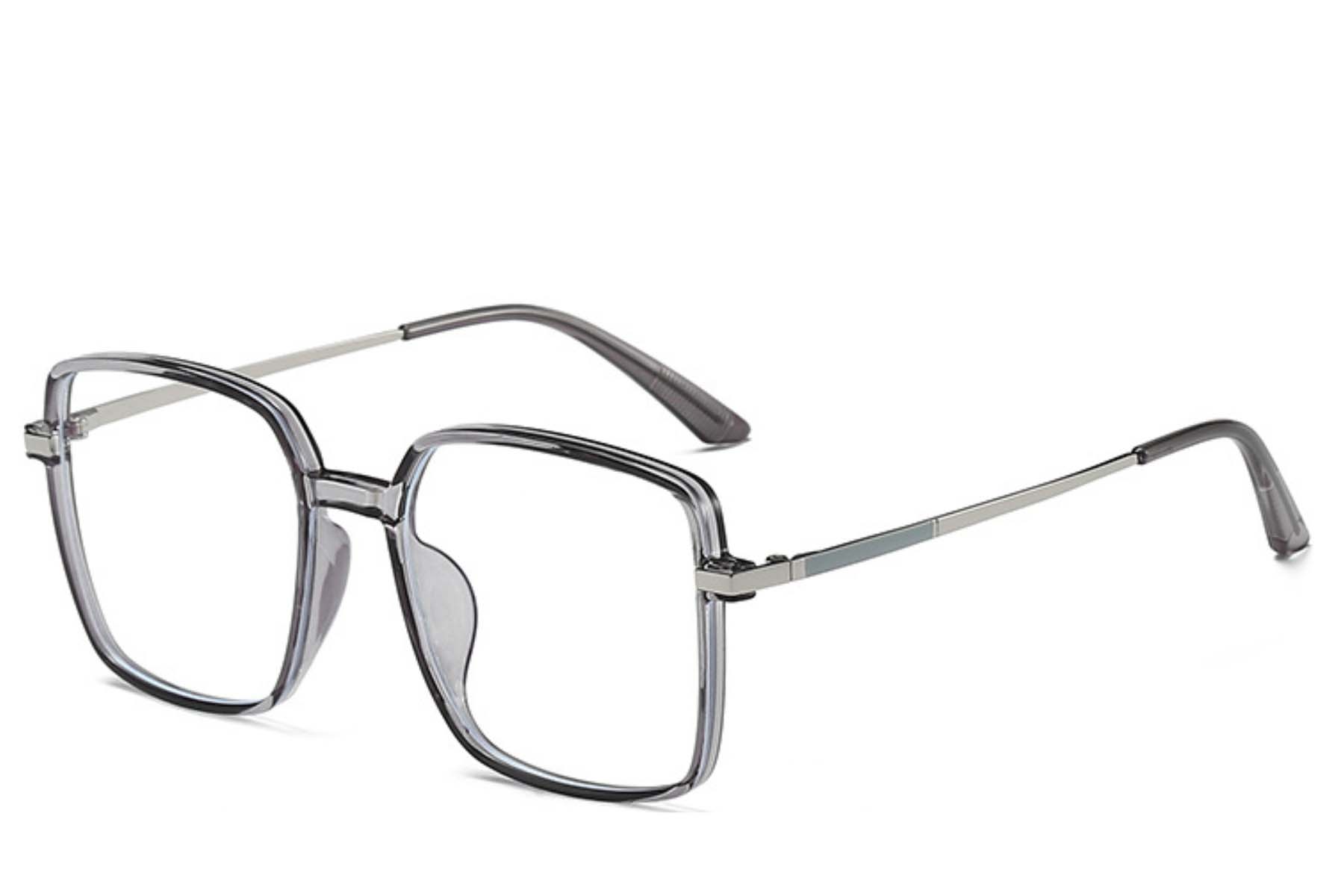 Gafas rectangulares grises TR90 #BS0406-0364