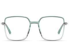 BS0406-0365_Green_Rectangular_TR90_Glasses_front