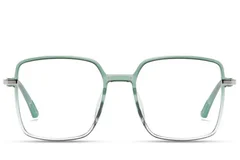 BS0406-0365_Green_Rectangular_TR90_Glasses_front