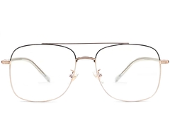 BS0406-0368_Golden_Aviator_Metal_Glasses_front