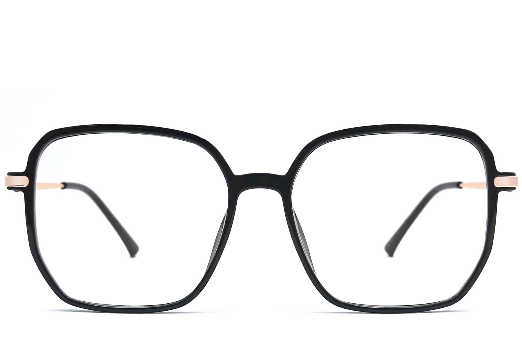 BS0406-0373_Golden_Geometric_TR90_Glasses_front