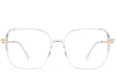 BS0406-0374_Transparent_Geometric_TR90_Glasses_front