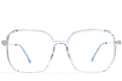 BS0406-0377_Blue_Geometric_TR90_Glasses_front