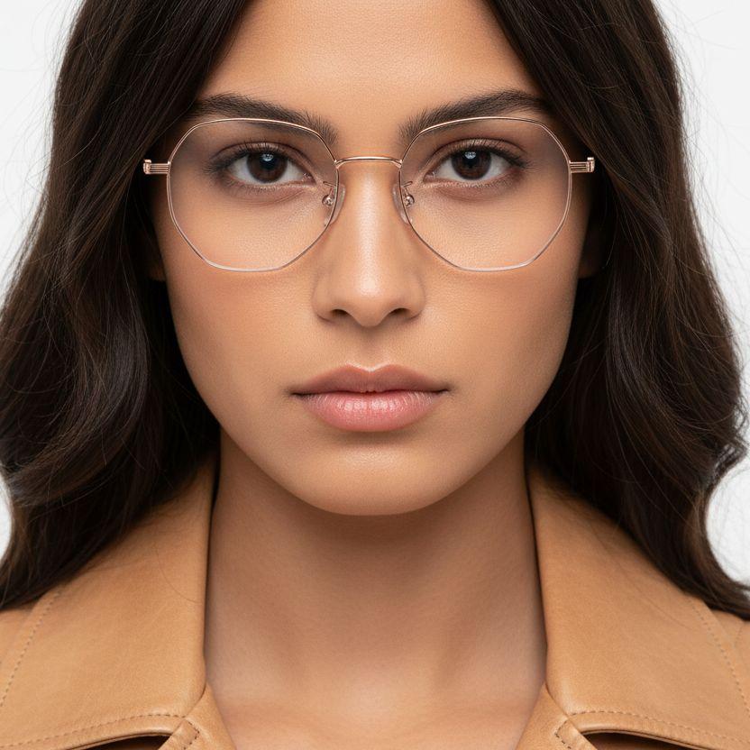 BS0406-0378_Pink_Geometric_Titanium_Glasses_model