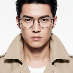 Rectangular Black Metal Glasses #BS0406-0382