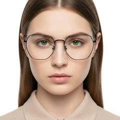 BS0406-0382_Black_Rectangular_Metal_Glasses_model