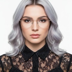 BS0406-0386_Silver_Oval_Metal_Glasses_model