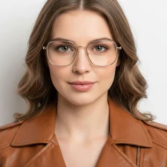 BS0406-0408_Golden_Geometric_Metal_Kids_Glasses_model