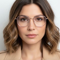 BS0406-0411_Purple_Geometric_Metal_Kids_Glasses_model