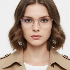 BS0406-0417_Golden_Oval_Metal_Glasses_model