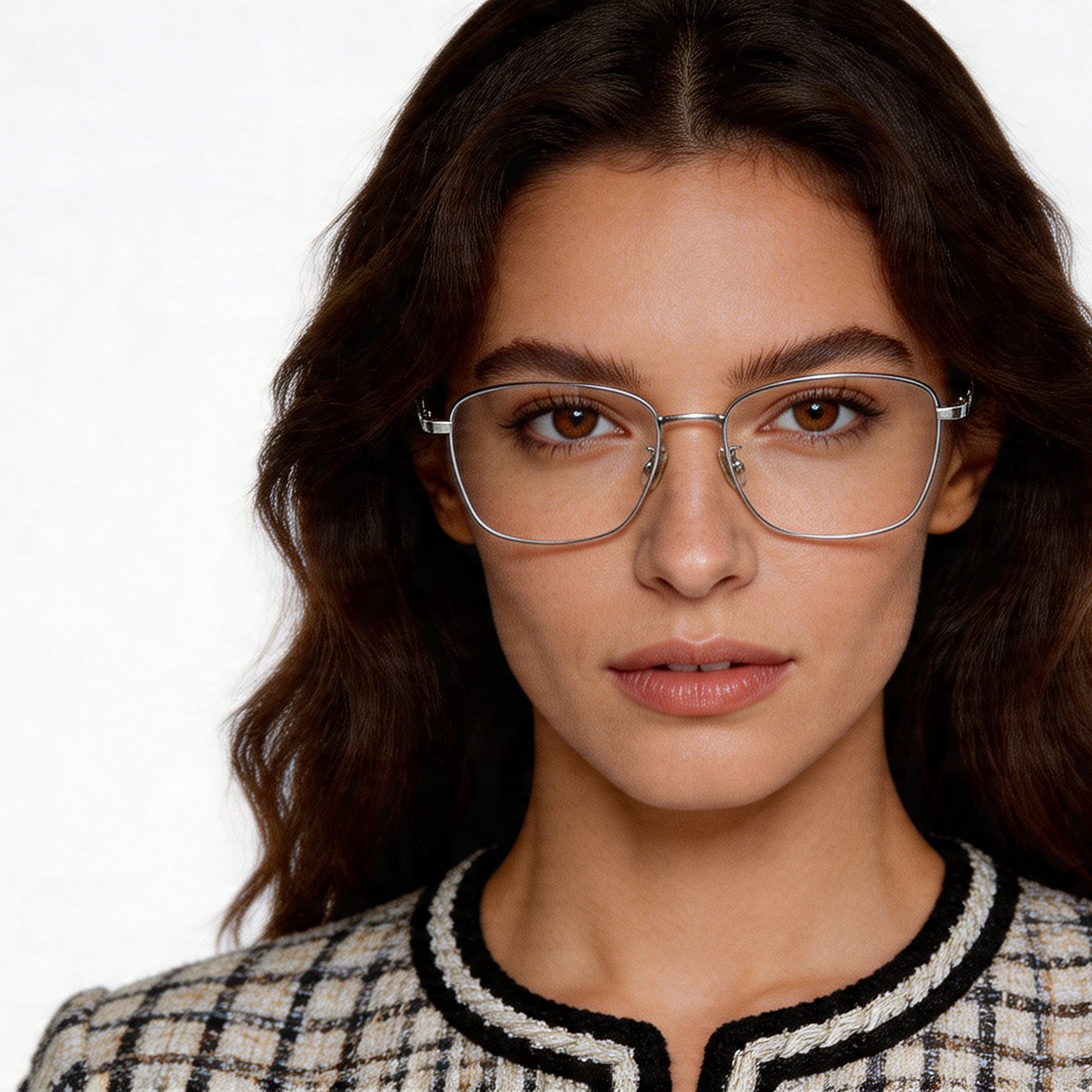 bs0406-0423_silver_rectangular_titanium_glasses_model