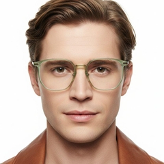 Gafas geométricas TR90 verdes #BS0406-0426