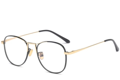 Aviator Golden Metal Glasses #BS0406-0429
