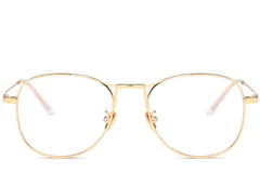 BS0406-0431_Golden_Aviator_Metal_Glasses_front