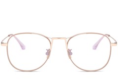 BS0406-0433_Pink_Aviator_Metal_Glasses_front