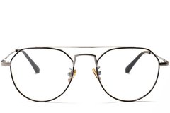 BS0406-0434_Grey_Aviator_Metal_Glasses_front
