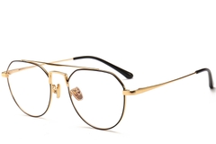 Aviator Golden Metal Glasses #BS0406-0435