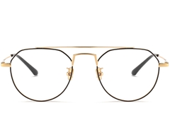 Aviator Golden Metal Glasses #BS0406-0435