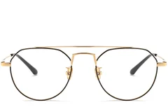 BS0406-0435_black_aviator_metal_glasses_front
