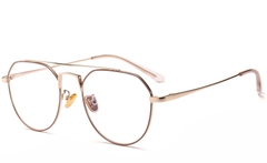 Aviator Pink Metal Glasses #BS0406-0438