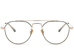 BS0406-0439_Green_Aviator_Metal_Glasses_front