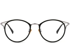 BS0406-0446_Silver_Oval_Metal_Glasses_front