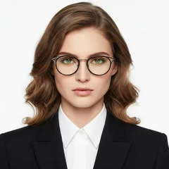 BS0406-0446_Silver_Oval_Metal_Glasses_model