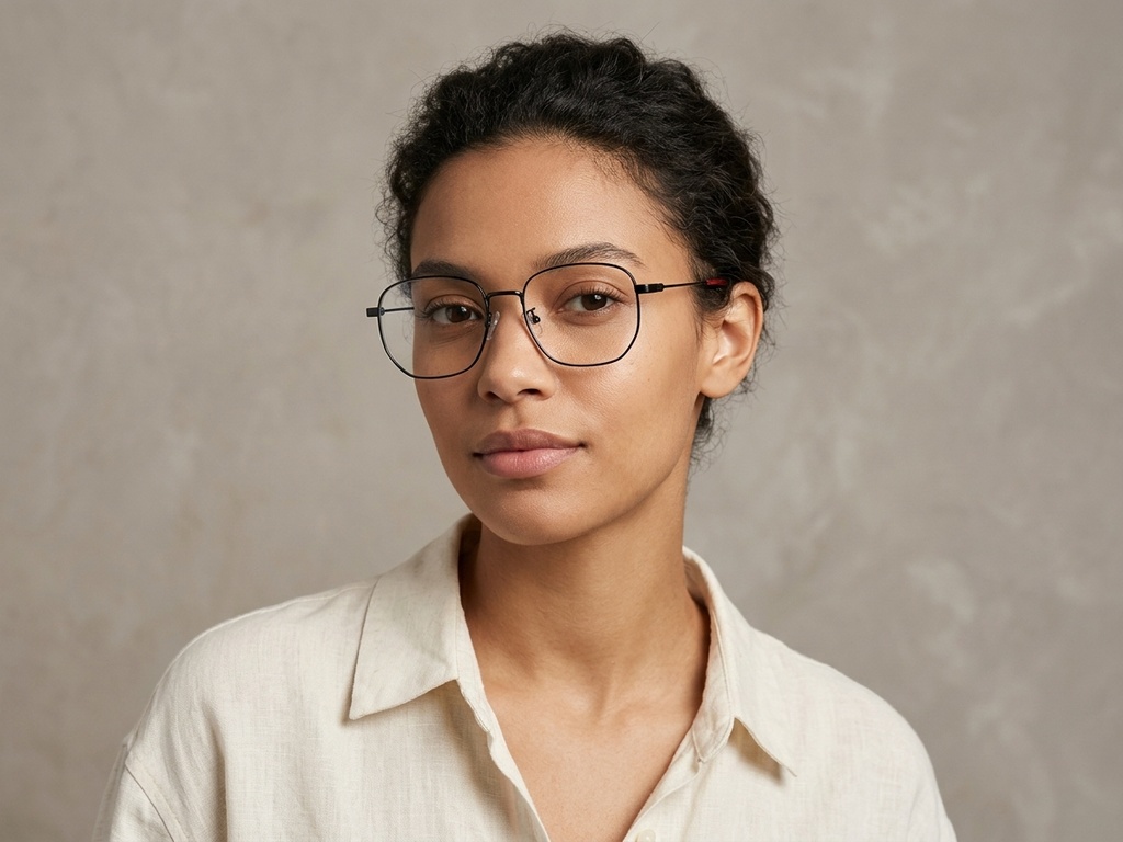 BS0406-0448_Black_Geometric_Metal_Glasses-tryon_female