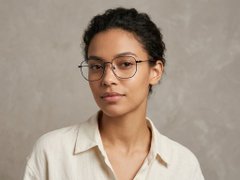 BS0406-0448_Black_Geometric_Metal_Glasses-tryon_female