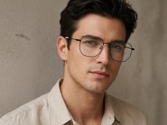 BS0406-0448_Black_Geometric_Metal_Glasses-tryon_male