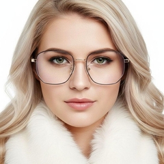 Geometric Golden Metal Glasses #BS0406-0449