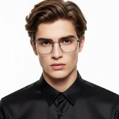 Geometric Silver Metal Glasses #BS0406-0450