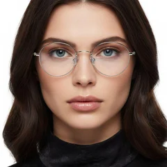 BS0406-0469_Silver_Oval_Metal_Glasses_model