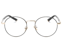 BS0406-0475_Golden_Oval_Metal_Glasses_front