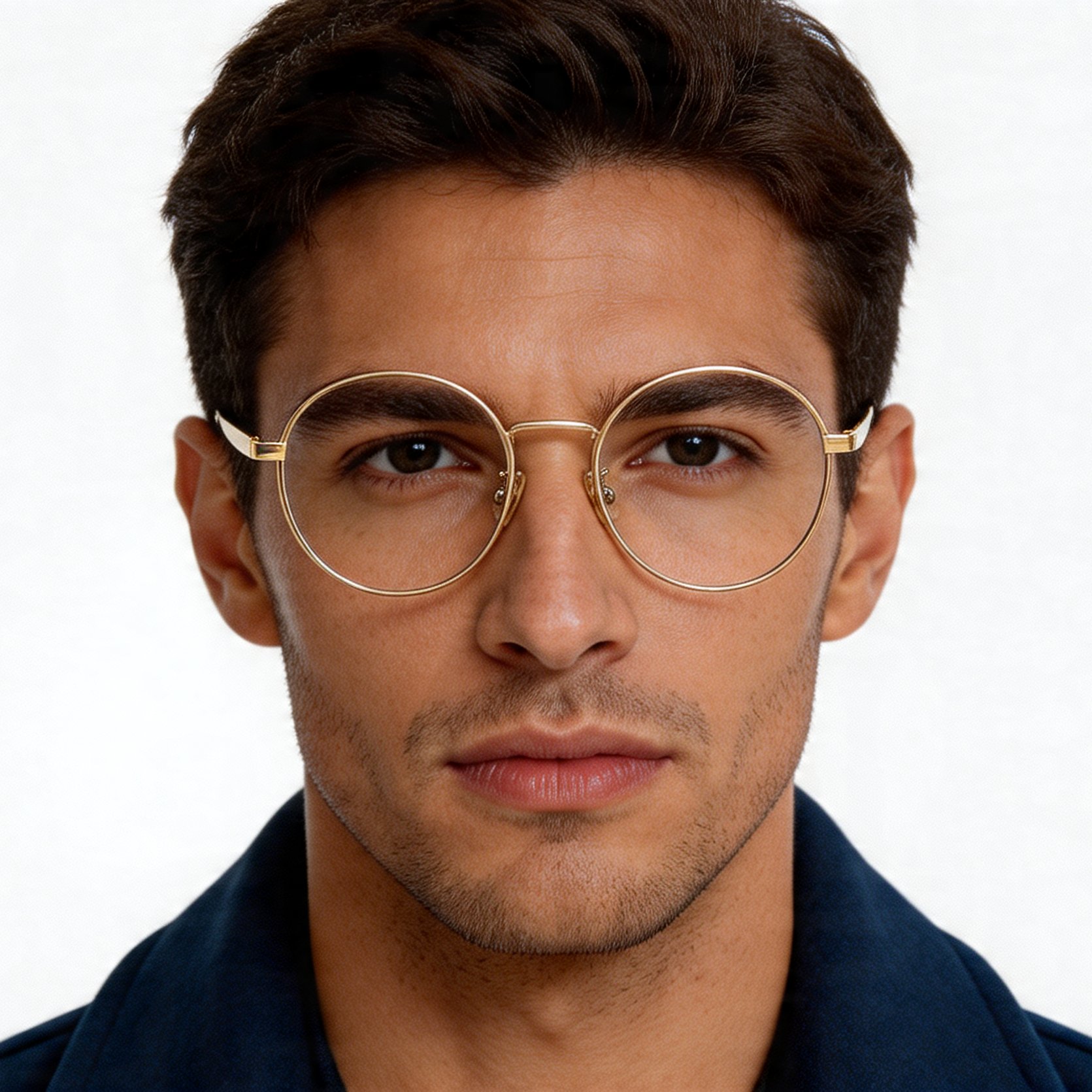 bs0406-0480_golden_oval_metal_kids_glasses_model