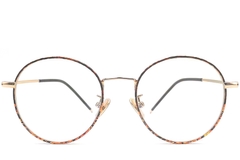 BS0406-0482_Tortoiseshell_Oval_Metal_Kids_Glasses_front