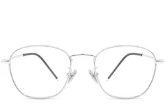 BS0406-0486_Silver_Oval_Metal_Kids_Glasses_front