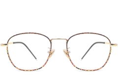 BS0406-0487_Tortoiseshell_Oval_Metal_Kids_Glasses_front