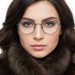 BS0406-0490_Grey_Oval_Metal_Kids_Glasses_model