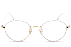 BS0406-0491_White_Oval_Metal_Kids_Glasses_front
